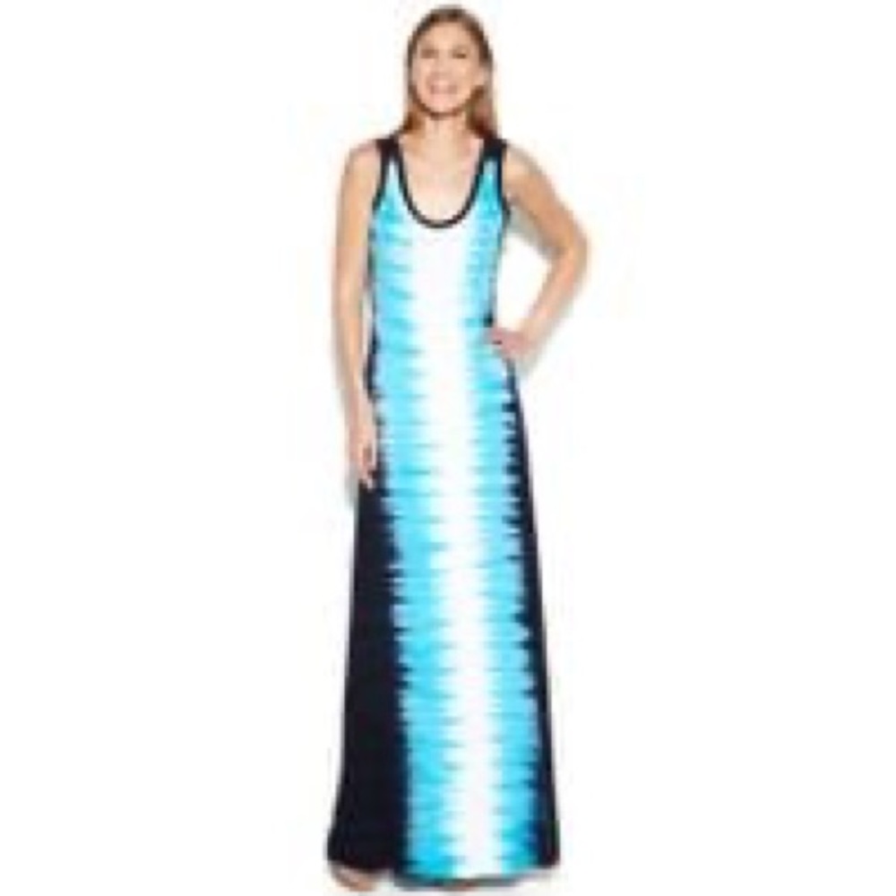 Calvin Klein Tie Dye Pattern Maxi Dress Size 4